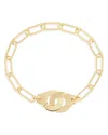 Dinh Van Handcuff Chain Link Bracelet In Gold