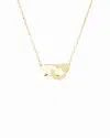 Dinh Van Small Handcuff Open Link Chain Pendant Necklace, 15.75-16.54 In Gold