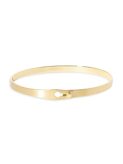 Dinh Van Women's Serrure Ruban 18k Yellow Gold Bangle