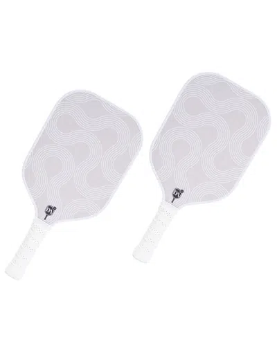 Dink Pickleball Pack Of 2 The Andrea Pickleball Paddles In White