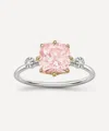 Dinny Hall 14ct White Gold Iris Morganite And Diamond Ring