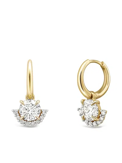Dinny Hall 14k Yellow Gold Libby Diamond Earrings