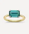 Dinny Hall 18ct Gold Hollie Teal Tourmaline Ring