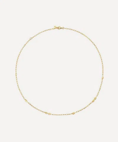 Dinny Hall 18ct Gold-plated Vermeil Silver Folded Heart Chain Necklace