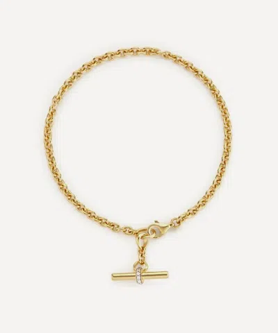 Dinny Hall 18ct Gold-plated Vermeil Silver My World T-bar Bracelet