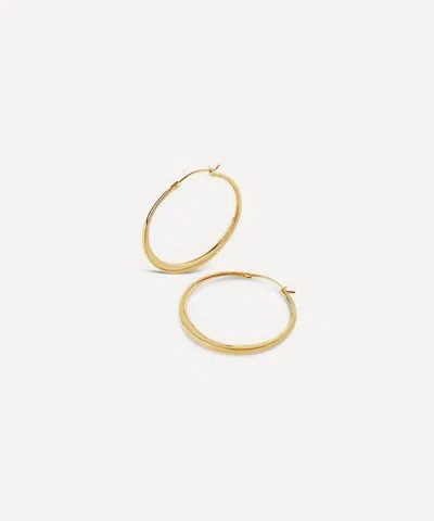Dinny Hall 18ct Gold-plated Vermeil Silver Signature Medium Tapering Click Hoop Earrings