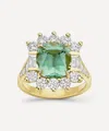 Dinny Hall 18ct Gold Thea Tourmaline And Diamond Ring