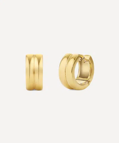 Dinny Hall 18ct Gold-plated Vermeil Silver Iceni Warrior Huggie Hoop Earrings