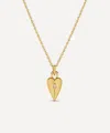 Dinny Hall 22ct Gold-plated My World Heart Charm Pendant Necklace