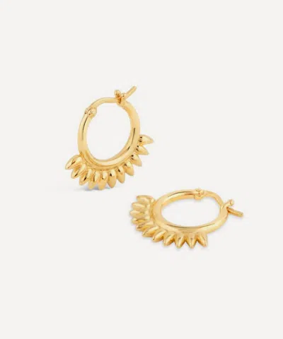 Dinny Hall 22ct Gold-plated Sunbeam Small Click Hoop Earrings