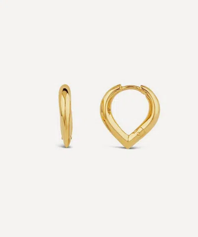 Dinny Hall 22ct Gold-plated Sunbeam Small Point Hoop Earrings