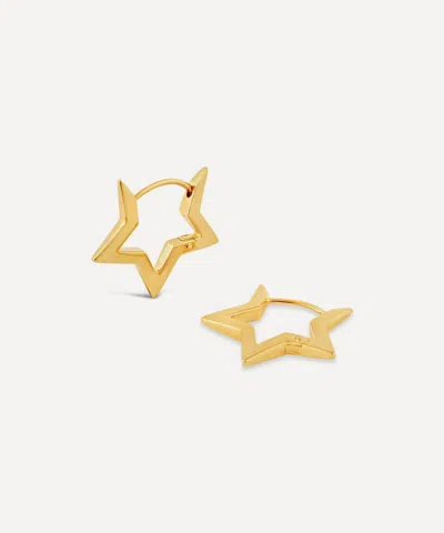 Dinny Hall 22ct Gold-plated Vermeil Silver Stargazer Click Hoop Earrings