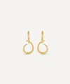Dinny Hall 22ct Gold-plated Vermeil Silver Toro Drop Hoop Earrings