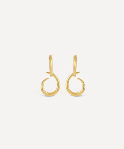 Dinny Hall 22ct Gold-plated Vermeil Silver Toro Drop Hoop Earrings