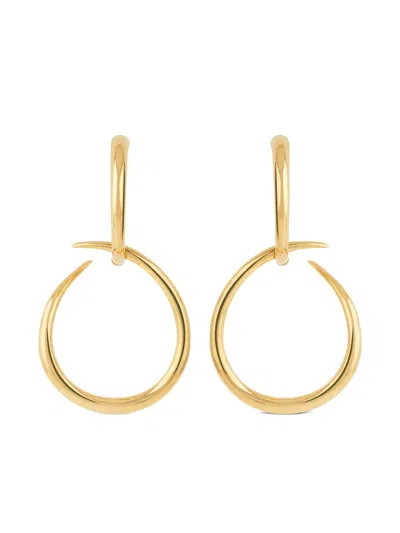 Dinny Hall 22k Gold Vermeil Toro Large Drop Hoops