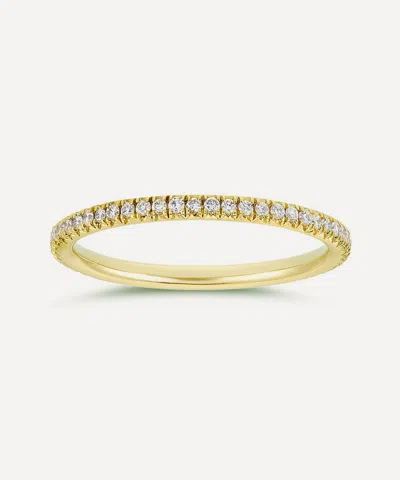Dinny Hall 9ct Gold Ella Three Quarter Mini Diamond Eternity Ring