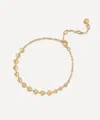 Dinny Hall 9ct Gold Folded Heart Linked Bracelet