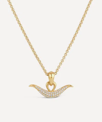 Dinny Hall 9ct Gold Toro Diamond Pendant Necklace