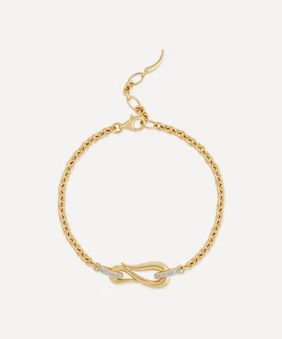 DINNY HALL DINNY HALL 9CT GOLD TORO LASSO DIAMOND BRACELET