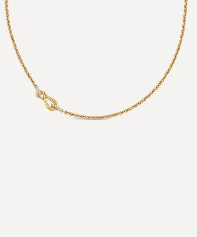 Dinny Hall 9ct Gold Toro Lasso Diamond Necklace