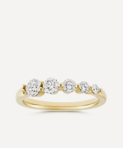 Dinny Hall 9ct White Gold Shuga Lab-grown Diamond Graduated Ring