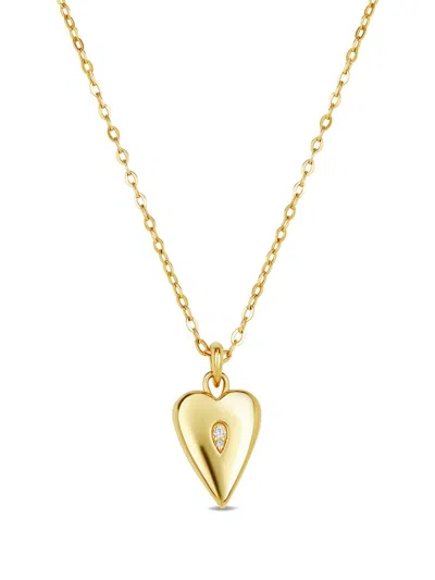 Dinny Hall 9k Recycled Yellow Gold My World Diamond Necklace In Multi