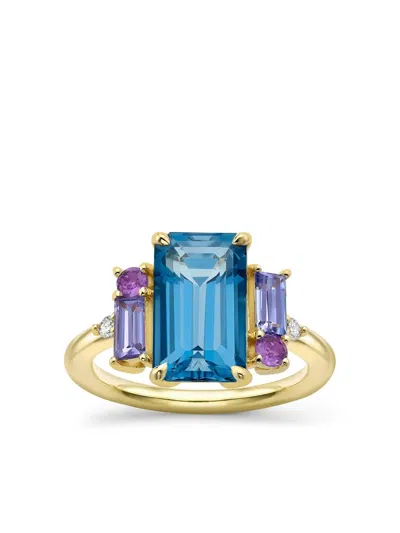 Dinny Hall 9k Yellow Gold Claudie Multi-stone Ring