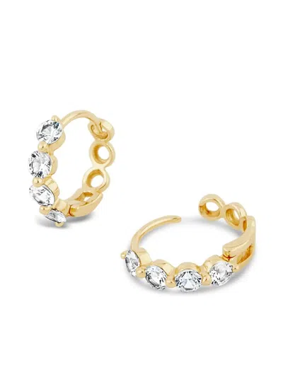 Dinny Hall 9k Yellow Gold Shuga Diamond Earrings
