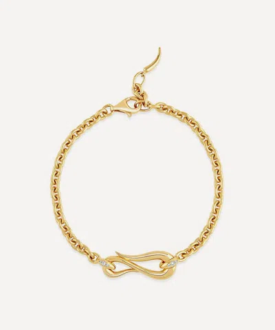 Dinny Hall Gold-plated Vermeil Silver Toro Lasso Diamond Bracelet