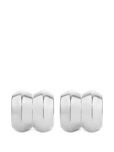 Dinny Hall Iceni Warrior Stud Earrings In Silver