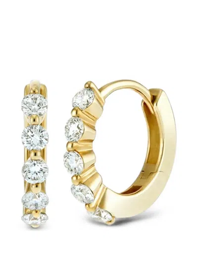Dinny Hall Mini Shuga Diamond Huggie Hoop Earrings In Gold