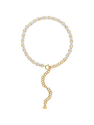 Dinny Hall Shuga Diamond Tennis Bracelet In Gold