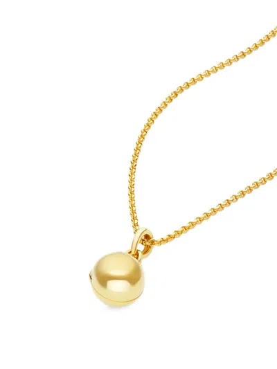 Dinny Hall Small My World Pendant Necklace In Gold