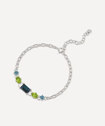 Dinny Hall Sterling Silver Gem-set Bracelet