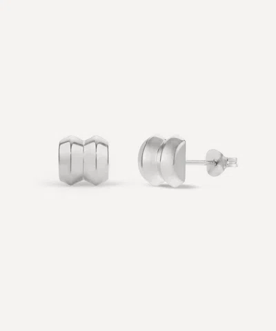 Dinny Hall Sterling Silver Iceni Warrior Stud Earrings