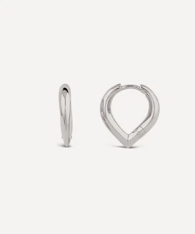 Dinny Hall Sterling Silver Sunbeam Small Point Hoop Earrings