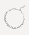Dinny Hall Sterling Silver Thalassa Faceted Oval Link Bracelet
