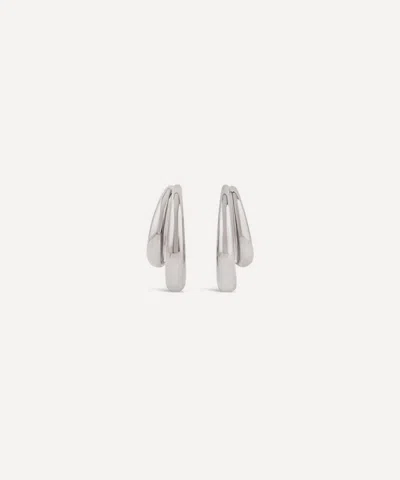 Dinny Hall Sterling Silver Toro Hoop Earrings