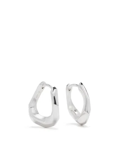 Dinny Hall Thalassa Sterling Silver Hoop Earrings
