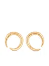 Dinny Hall 22ct Gold-plated Vermeil Silver Toro Stud Earrings In Gold