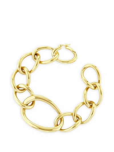 Dinny Hall Wave Chain-link Bracelet In Gold