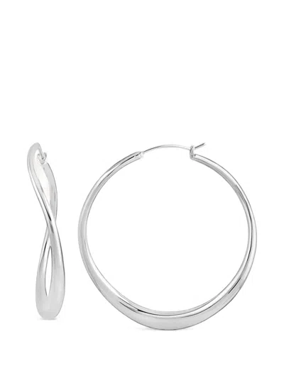Dinny Hall Wave Hoop Earrings In Metallic