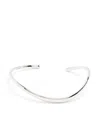 Dinny Hall Wave Recycled Silver Cuff In Silver
