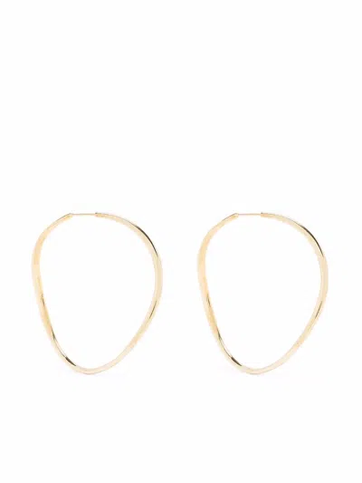Dinny Hall Wave Xl Hoop Earrings In Gold