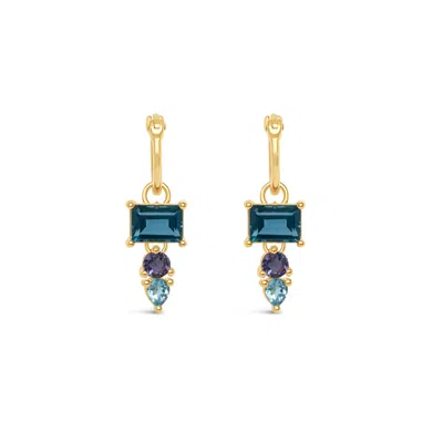 Dinny Hall Women's Gold Gem-set Drop Earrings
