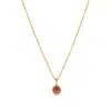 Dinny Hall Women's Gold Ruby Bon Bon Pendant