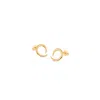 Dinny Hall Women's Gold Toro Horn Studs