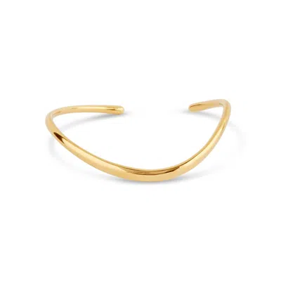 Dinny Hall Women's Gold Wave Cuff