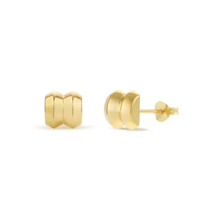 Dinny Hall Women's Gold / Yellow Iceni Gold Warrior Studs