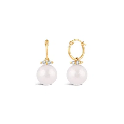 Dinny Hall Women's Gold / Yellow / White Shuga Large Pearl Drops